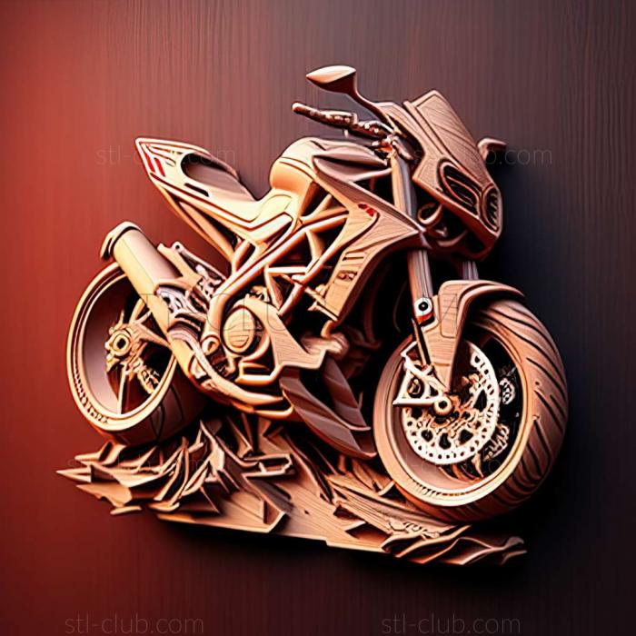 3D модель Ducati Hypermotard 939 (STL)